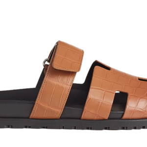 hermes-calfskin-sandals-crocodile-skin-naturel
